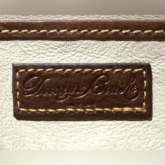 Dooney & Bourke Florentine Amelie Tote Leather Crossbody Satchel Chestnut EUC - Picture 12 of 16